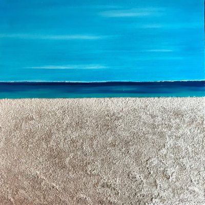 MIXED MEDIA SU TELA LORENA PREMOLI ' IMAGINE 3 ' dimensioni L 40 x H 40 cm.