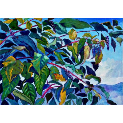 OLIO SU TELA DANIELE ALBATICI ' SENZA TITOLO ' dimensioni L 70 x H 50 cm.