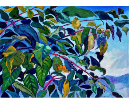 OLIO SU TELA DANIELE ALBATICI ' SENZA TITOLO ' dimensioni L 70 x H 50 cm.