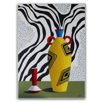 ACRILICO SU TELA ENZO CATTANEO ' LA MESSICANA - THE MEXICAN GIRL ' dimensioni L 50 x H 70 cm.