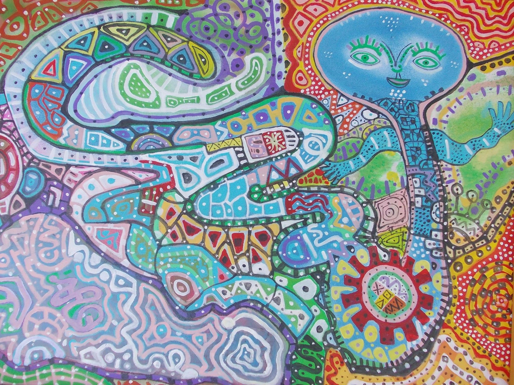 ACRILICO SU TELA  MAURO BENEDETTI ' LA MAYA DESNUDA '  dimensioni L 60 x H 80 cm.