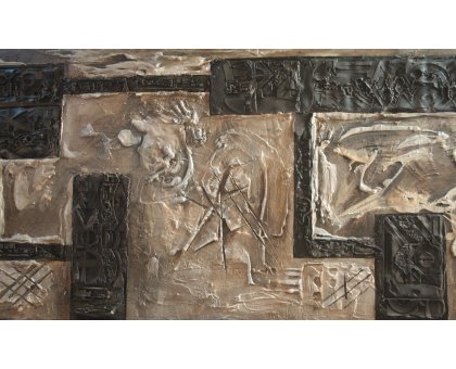 ACRILICO SU TELA MARIANO CARRARA ' ASTRATTO 682 ' dimensioni L 200 x H 100 cm.