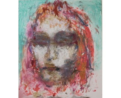 ACRILICO SU TELA PAOLO DEGAN ' POP ' dimensioni L 60 x H 70 cm.