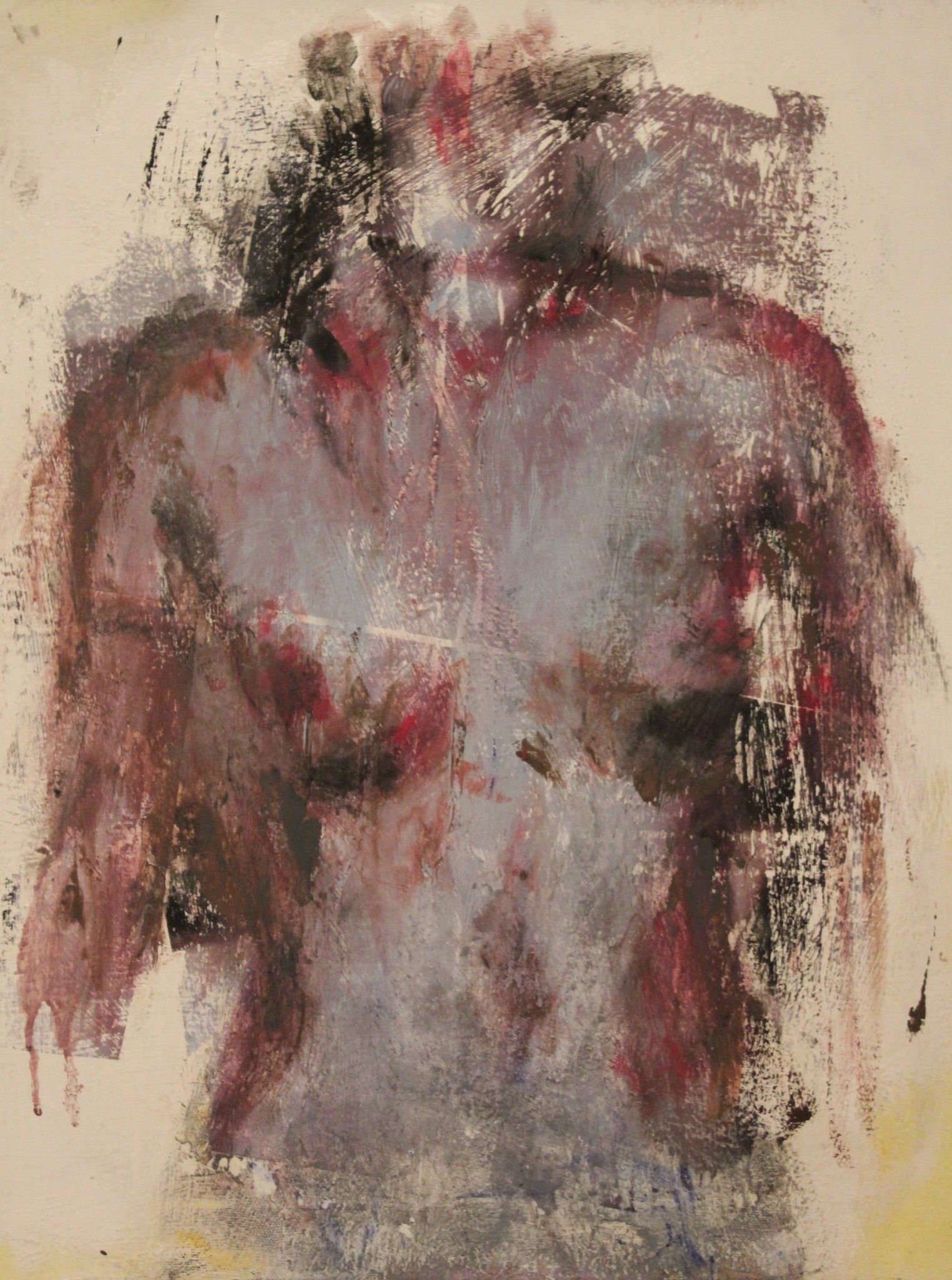 ACRILICO SU TELA  PAOLO DEGAN ' VIOLA '  dimensioni L 50 x H 60 cm.