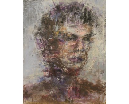 ACRILICO SU TELA PAOLO DEGAN ' ELIOGABALUS ' dimensione L 40 x H 50 cm.