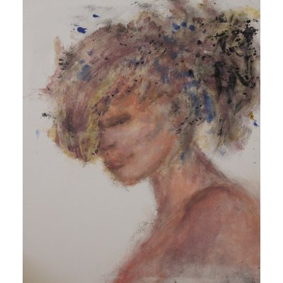 ACRILICO SU TELA PAOLO DEGAN ' GENTLE ON MY MIND ' dimensioni L 50 x H 60 cm.