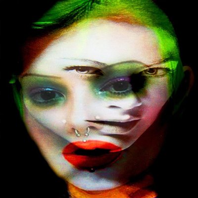 DIGITAL ART GIUSEPPE PICCIONE ' EUROPA ' dimensioni L 100 x H 100 cm.