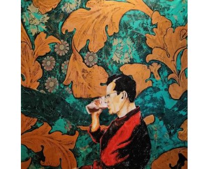 MIXED MEDIA SU TELA WALTER PASSARELLA ' Nr. 060420 ' dimensioni L 100 x H 100 cm.