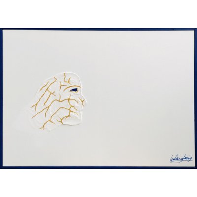 MIXED MEDIA SU TELA LUDWIG LOUIS ' LOST IN SPACE ' dimensioni L 72 x H 52 cm.