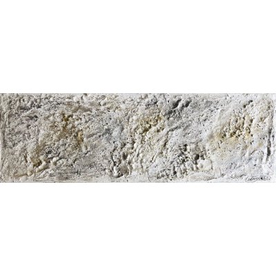 MIXED MEDIA SU TELA LUDWIG LOUIS ' SNOW TWO ' dimensioni L 90 x H 30 cm.