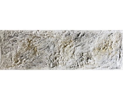 MIXED MEDIA SU TELA LUDWIG LOUIS ' SNOW TWO ' dimensioni L 90 x H 30 cm.