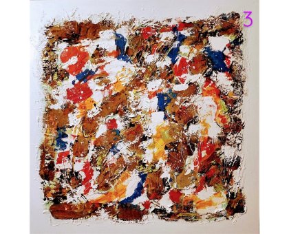 MIXED MEDIA SU TELA LUCIANO ASTOLFI ' TEMPO DI TACERE ' dimensioni L 80 x H 80 cm.