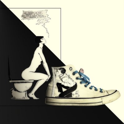 FOTOGRAFIA BEPPE AMEGLIO ' VALENTINA, STORIA UNA STORIA ' dimensioni L 30 x H 30 cm.