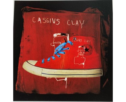 FOTOGRAFIA BEPPE AMEGLIO ' CASSIUS CLAY ' dimensioni L 30 x H 30 cm.