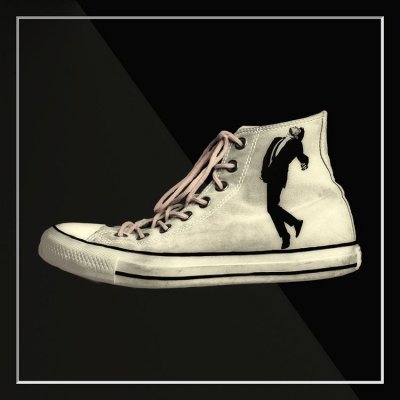 FOTOGRAFIA BEPPE AMEGLIO ' MAN IN THE CITY ' dimensioni L 30 x H 30 cm.