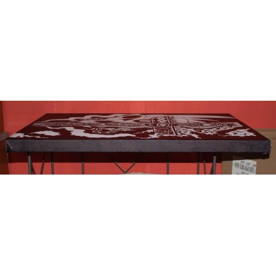 PENNARELLO SU TELA MASSIMILIANO SGRO' ' MONOLITICO ' dimensioni L 70 x H 50 cm.