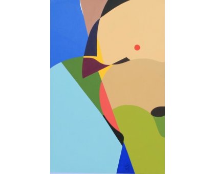 ACRILICO SU TELA GIORGIO SOAVE ' N. 4 - 22 ' dimensioni L 60 x H 90 cm.