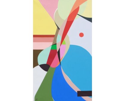 ACRILICO SU TELA GIORGIO SOAVE ' N. 20 - 5 ' dimensioni L 60 x H 105 cm.