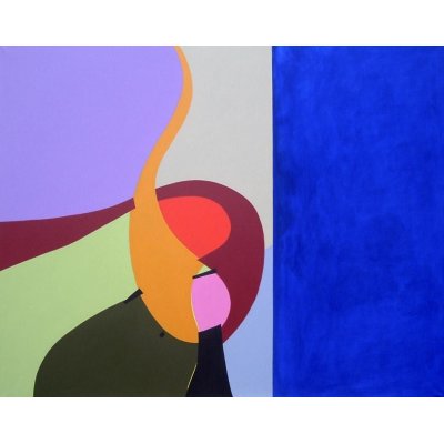 ACRILICO SU TELA GIORGIO SOAVE ' PATTERN N.2 ' dimensioni L 70 x H 90 cm.