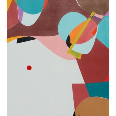 ACRILICO SU TELA GIORGIO SOAVE ' CELESTI ORIZZONTI ' dimensioni L 80 x H 90 cm.