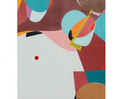 ACRILICO SU TELA GIORGIO SOAVE ' CELESTI ORIZZONTI ' dimensioni L 80 x H 90 cm.