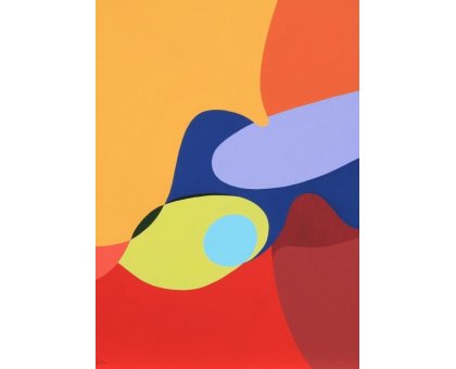 ACRILICO SU TELA GIORGIO SOAVE ' MG N. 4 ' dimensioni L 50 x H 70 cm.