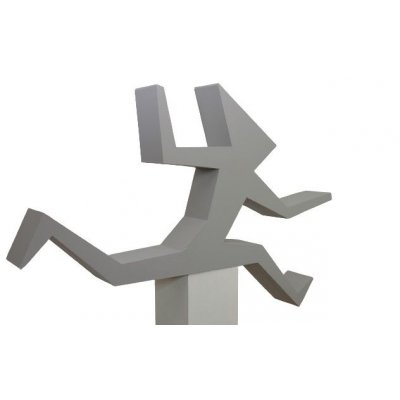SCULTURA IN LEGNO BANDINI ALESSIO ' JUMP ' dimensioni L 200 x H 130 x P 20 cm.