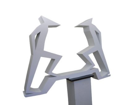 SCULTURA IN LEGNO BANDINI ALESSIO ' LOOK INSIDE ' dimensioni L 154 x H 110 x P 20 cm.