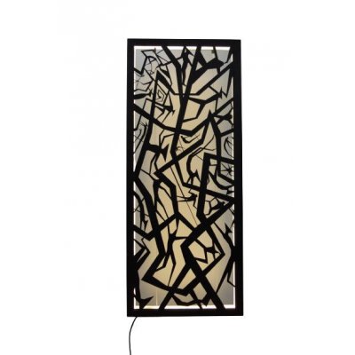 TAGLIO DI ACCIAIO BANDINI ALESSIO ' CHAOS ' dimensioni L 50 x H 120 cm.