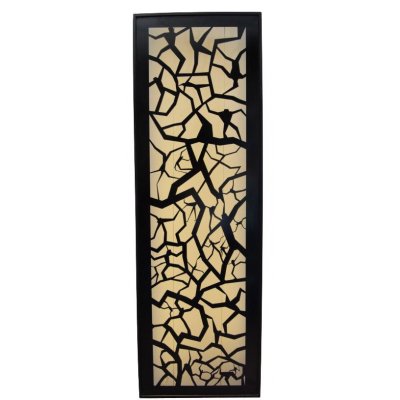 TAGLIO DI ACCIAIO BANDINI ALESSIO ' ORGANISED DISORDER ' dimensioni L 67 x H 205 cm.