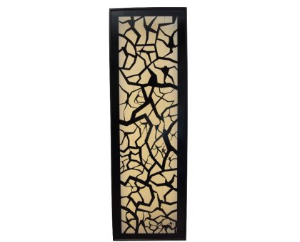 TAGLIO DI ACCIAIO BANDINI ALESSIO ' ORGANISED DISORDER ' dimensioni L 67 x H 205 cm.