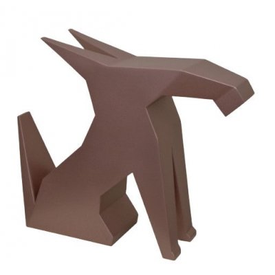 SCULTURA IN LEGNO BANDINI ALESSIO ' WATCH DOG ' dimensioni L 80 x H 65 cm.
