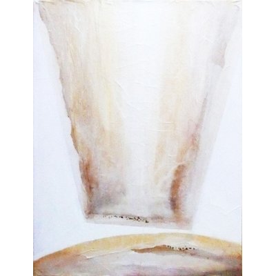 COLLAGE SU TELA LUISA PINERI ' UN ATTIMO ' dimensioni L 40 x H 30 cm.