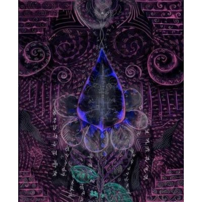 DIGITAL ART SIMONE SCHIAVO ' DAISY ' dimensioni L 50 x H 50 cm.