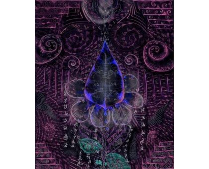 DIGITAL ART SIMONE SCHIAVO ' DAISY ' dimensioni L 50 x H 50 cm.