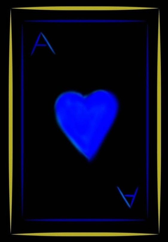 DIGITAL ART  SIMONE SCHIAVO ' LA CARTA DA GIOCO '  dimensioni L 50 x H 50 cm.