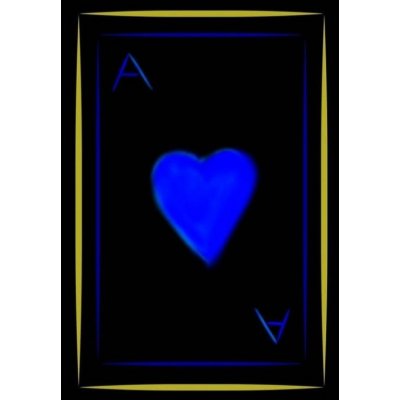 DIGITAL ART SIMONE SCHIAVO ' LA CARTA DA GIOCO ' dimensioni L 50 x H 50 cm.