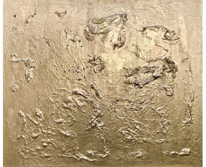 MIXED MEDIA SU TELA ANNARITA PANCINI ' CONCETTO LUNARE ' dimensioni L 100 x H 120 cm.