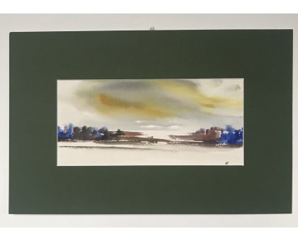 ACQUERELLO SU CARTA ARCHES JESSICA MARIANI ' CONTRASTI ' dimensioni L 58 x H 38 cm.