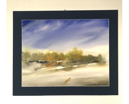 ACQUERELLO SU CARTA ARCHES JESSICA MARIANI ' SERENITA' ' dimensioni L 52 x H 42,5 cm.