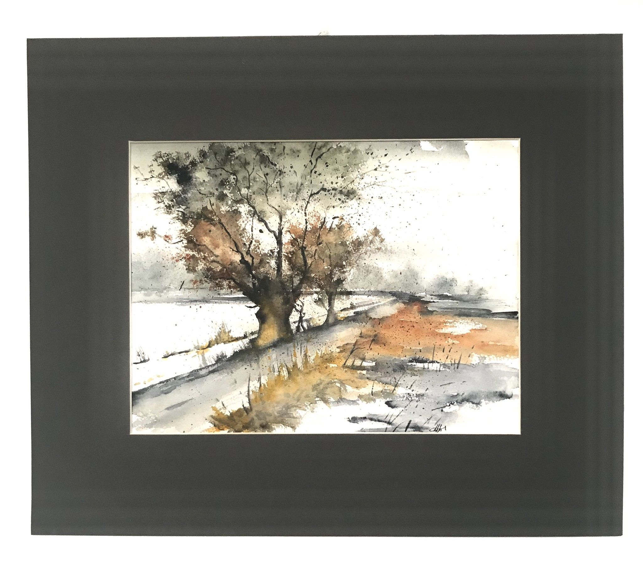 ACQUERELLO SU CARTA ARCHES  JESSICA  MARIANI ' OLTRE L 'APPARENZA '  dimensioni L 52 x H 42,5 cm.