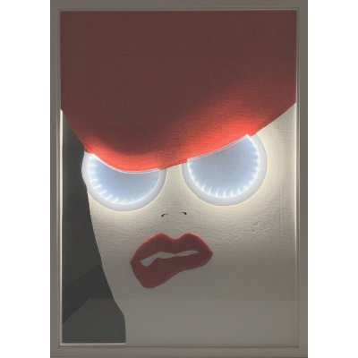 INSTALLAZIONE PINO POLISCA ' SGUARDI 1 ' dimensioni L 50 x H 70 cm.