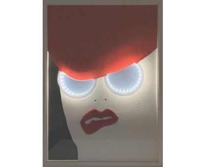 INSTALLAZIONE PINO POLISCA ' SGUARDI 1 ' dimensioni L 50 x H 70 cm.