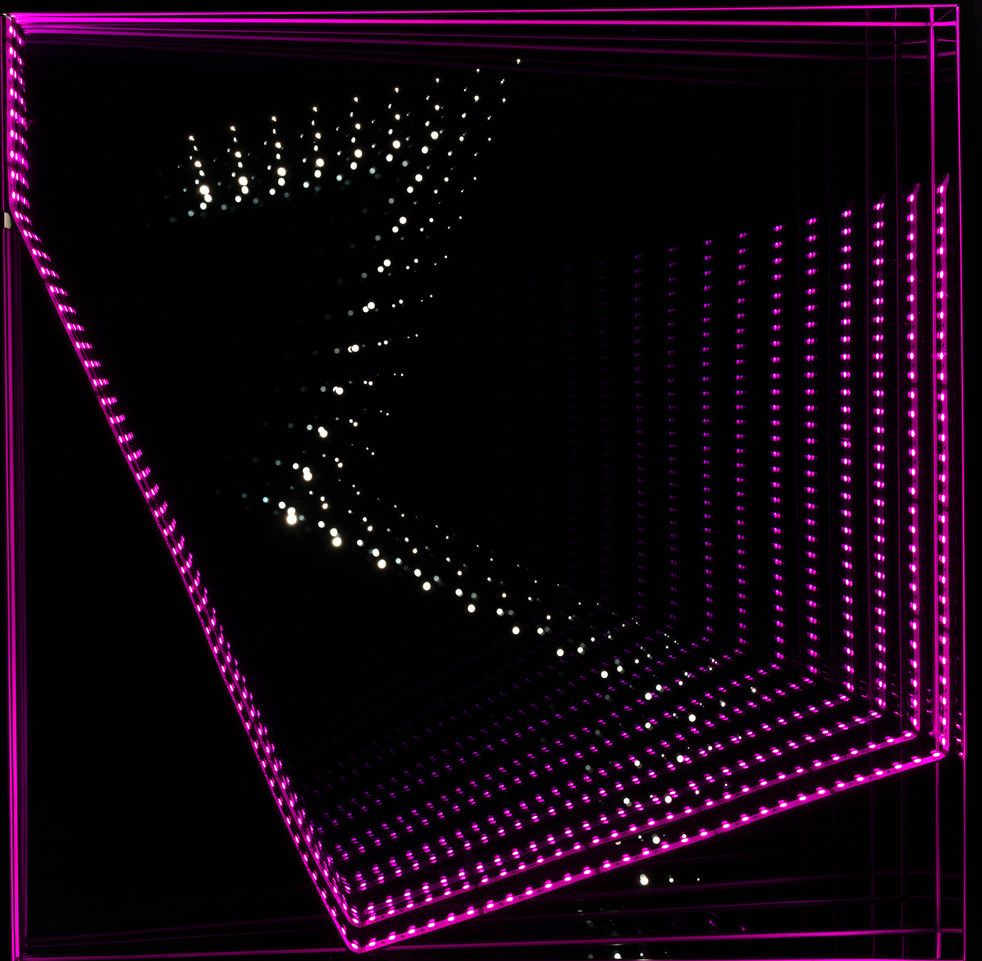 INSTALLAZIONE  PINO  POLISCA ' REFLECTERE 15 '  dimensioni L 75 x H 75 cm.