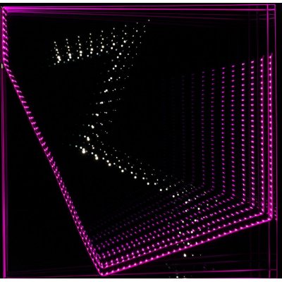 INSTALLAZIONE PINO POLISCA ' REFLECTERE 15 ' dimensioni L 75 x H 75 cm.