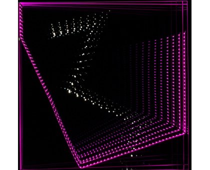 INSTALLAZIONE PINO POLISCA ' REFLECTERE 15 ' dimensioni L 75 x H 75 cm.