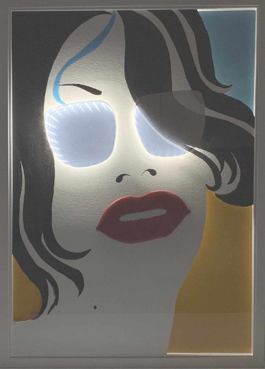 INSTALLAZIONE  PINO  POLISCA ' SGUARDI 2 '  dimensioni L 50 x H 70 cm.