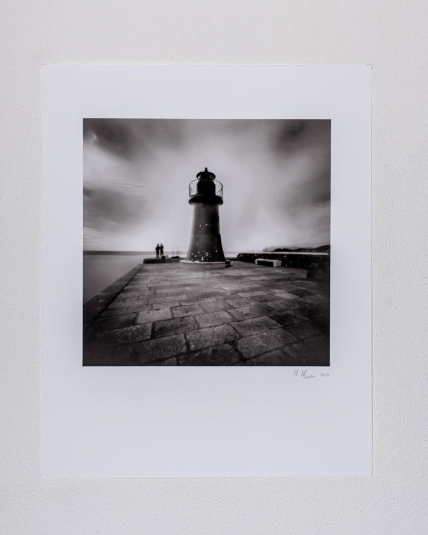 FOTOGRAFIA  MASSIMO  PELAGAGGE ' IL FARO '  dimensioni L 40 x H 50 cm.