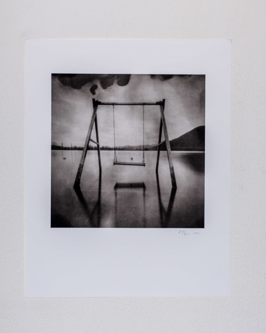 FOTOGRAFIA  MASSIMO  PELAGAGGE ' PIEDILUCO 1 '  dimensione L 40 x H 50 cm.