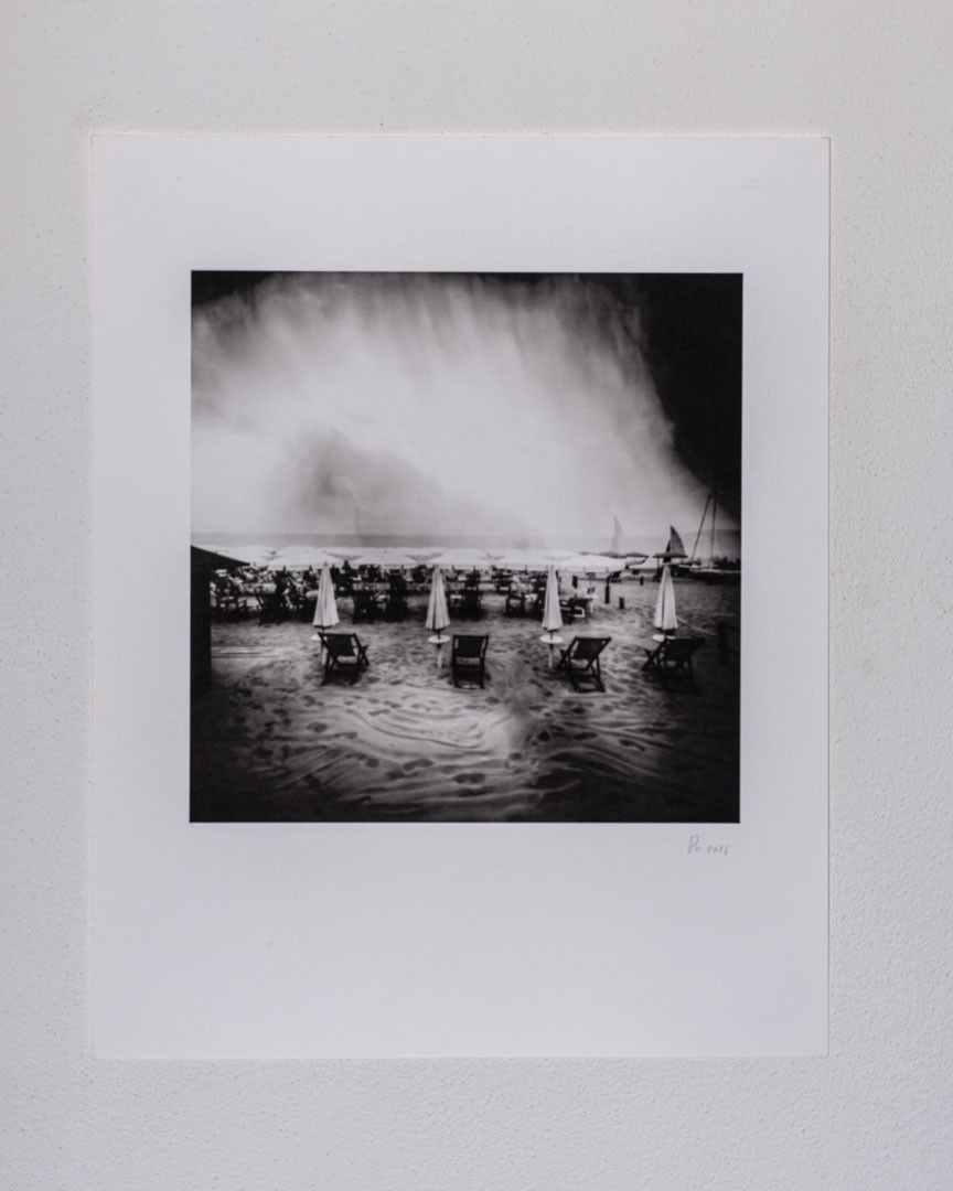 FOTOGRAFIA  MASSIMO  PELAGAGGE ' SPETTATORI '  dimensioni L 40 x H 50 cm.